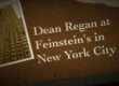 Dean Regan at Feinstien's in New York